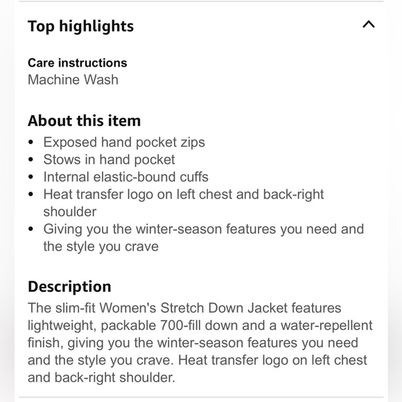 THE NORTH FACE Women's Stretch Down Jacket - Picture 14 of 15